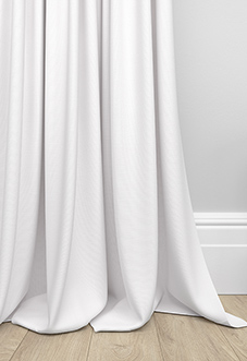 Atina (Blackout), Bright White - Made to Measure Curtains